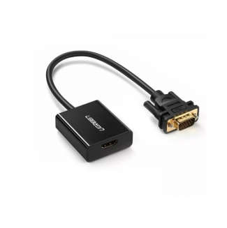 Cáp chuyển đổi VGA sang HDMI Ugreen 50945 (Đen)