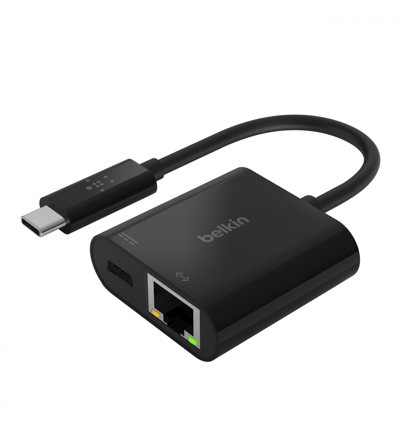 Cáp chuyển đổi USB-C sang Gigabit Ethernet (mạng LAN) Belkin INC001btBK (Đen)