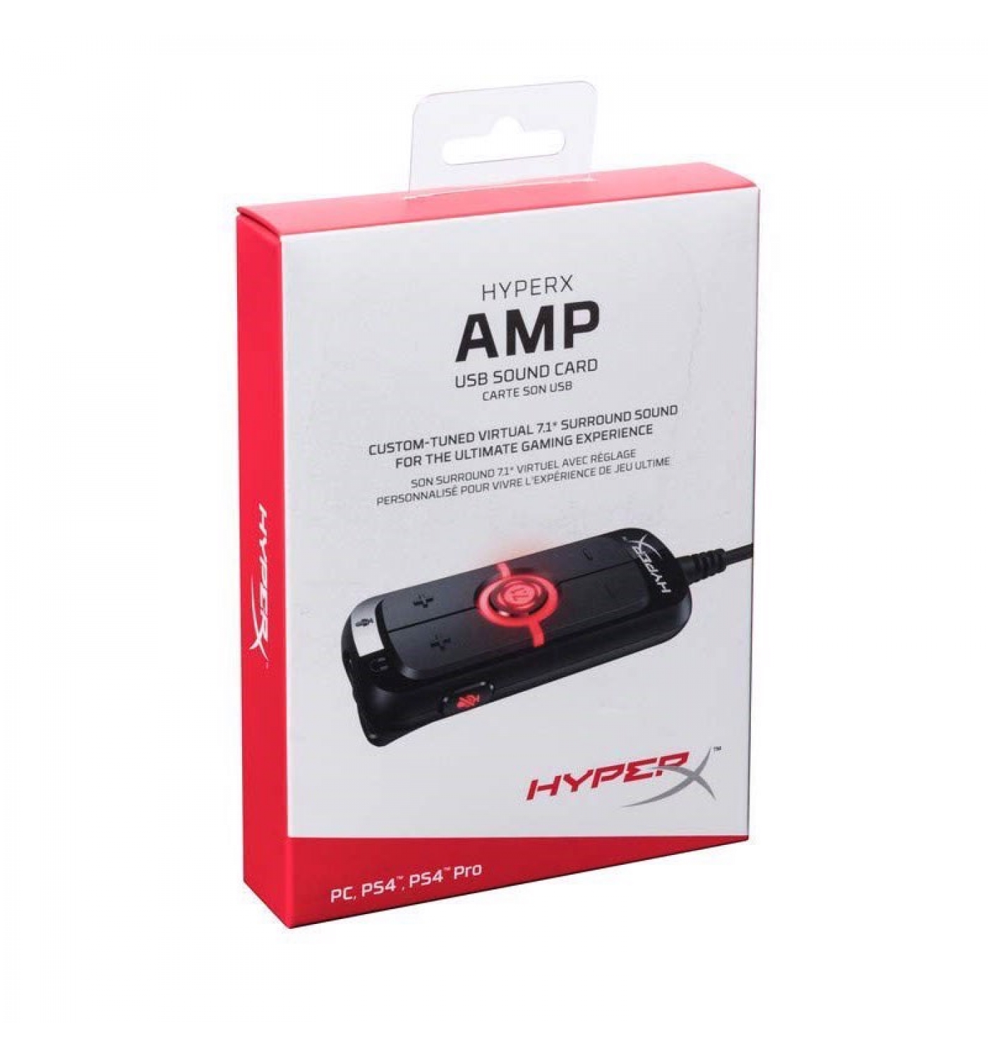 Bộ chuyển đổi âm thanh HyperX AMP 7.1 (HX-USCCAMSS-BK)