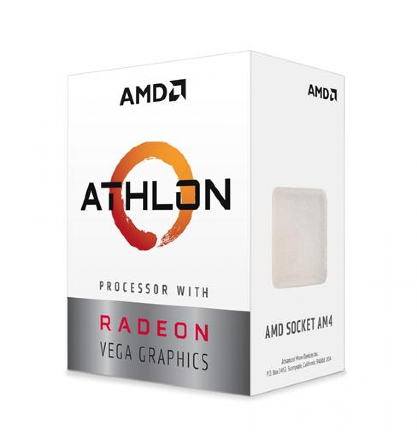 CPU AMD Athlon 3000G / 3.5 GHz / 5 MB Cache L3 / 2 cores / 4 threads/ Socket AM4/  Radeon Vega3/ 35W