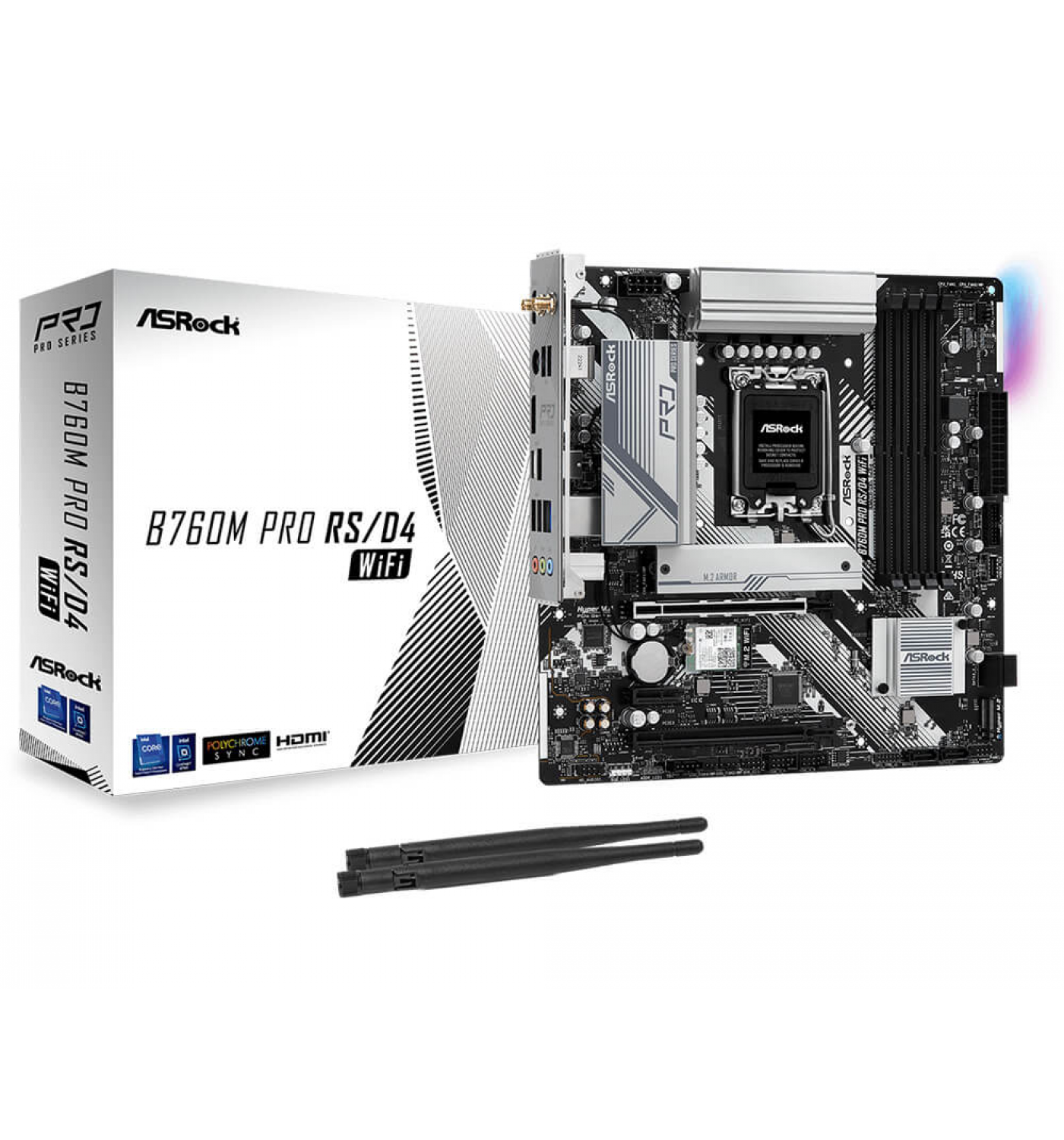 Mainboard Asrock B760M Pro RS/D4 Wifi