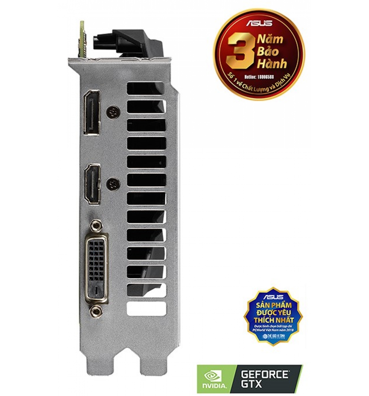 Card màn hình Asus PH-GTX 1660 O6G