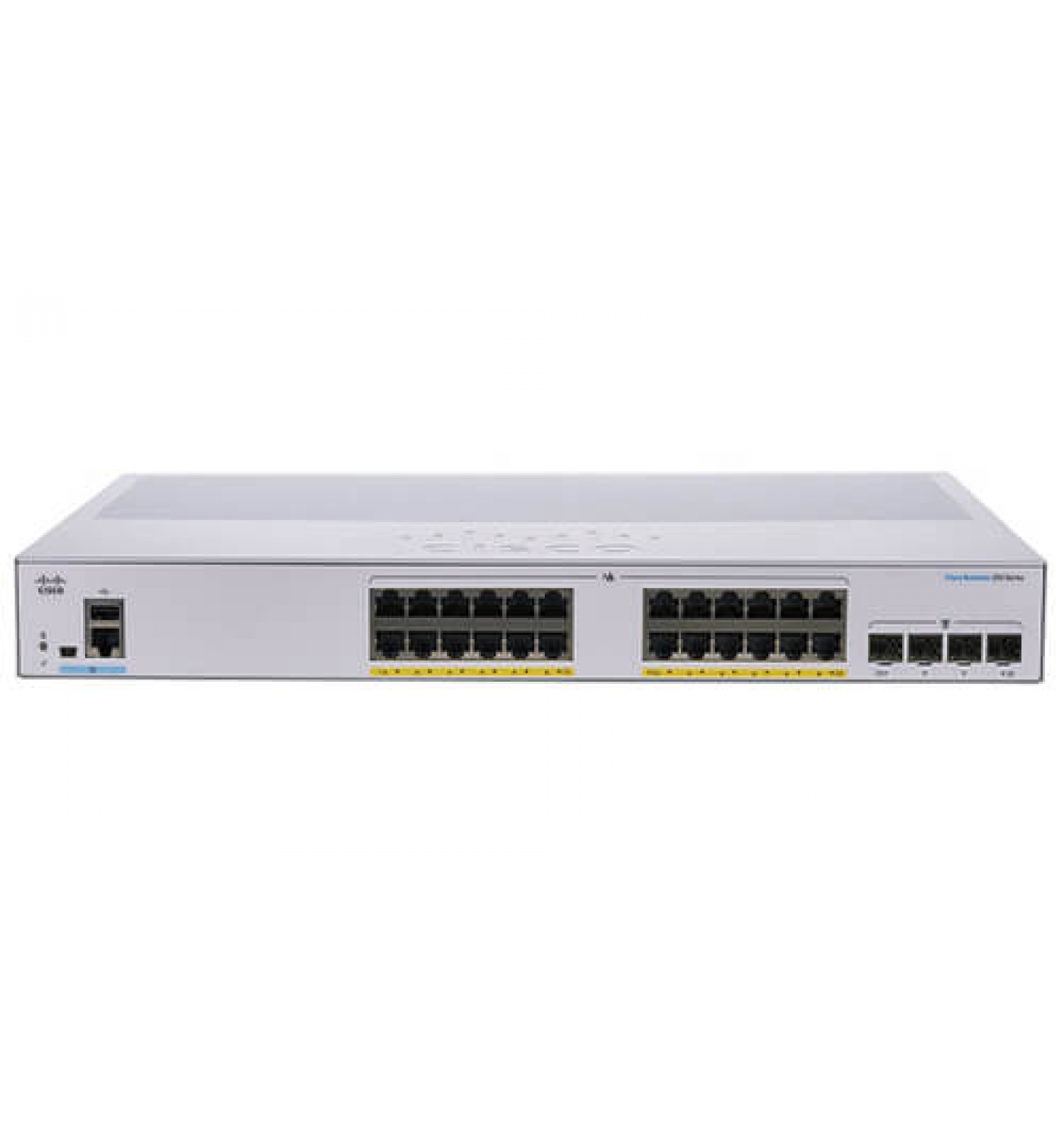 Cisco CBS250 Smart 24-port GE, Full PoE, 4x1G SFP - CBS250-24FP-4G-EU