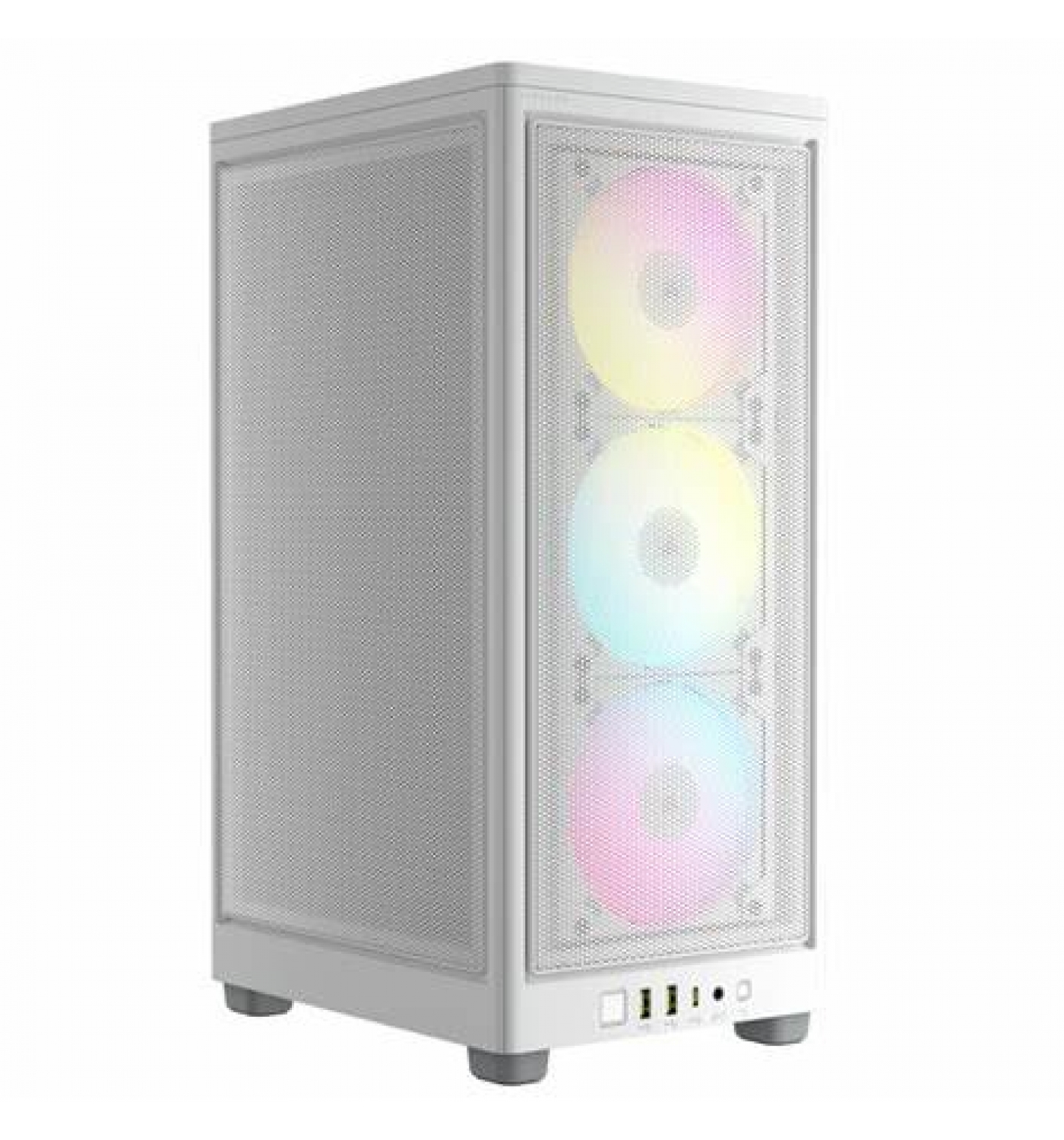 Vỏ máy tính/ Case Corsair iCUE 2000D RGB AIRFLOW - ITX Tower - White (CC-9011247-WW)
