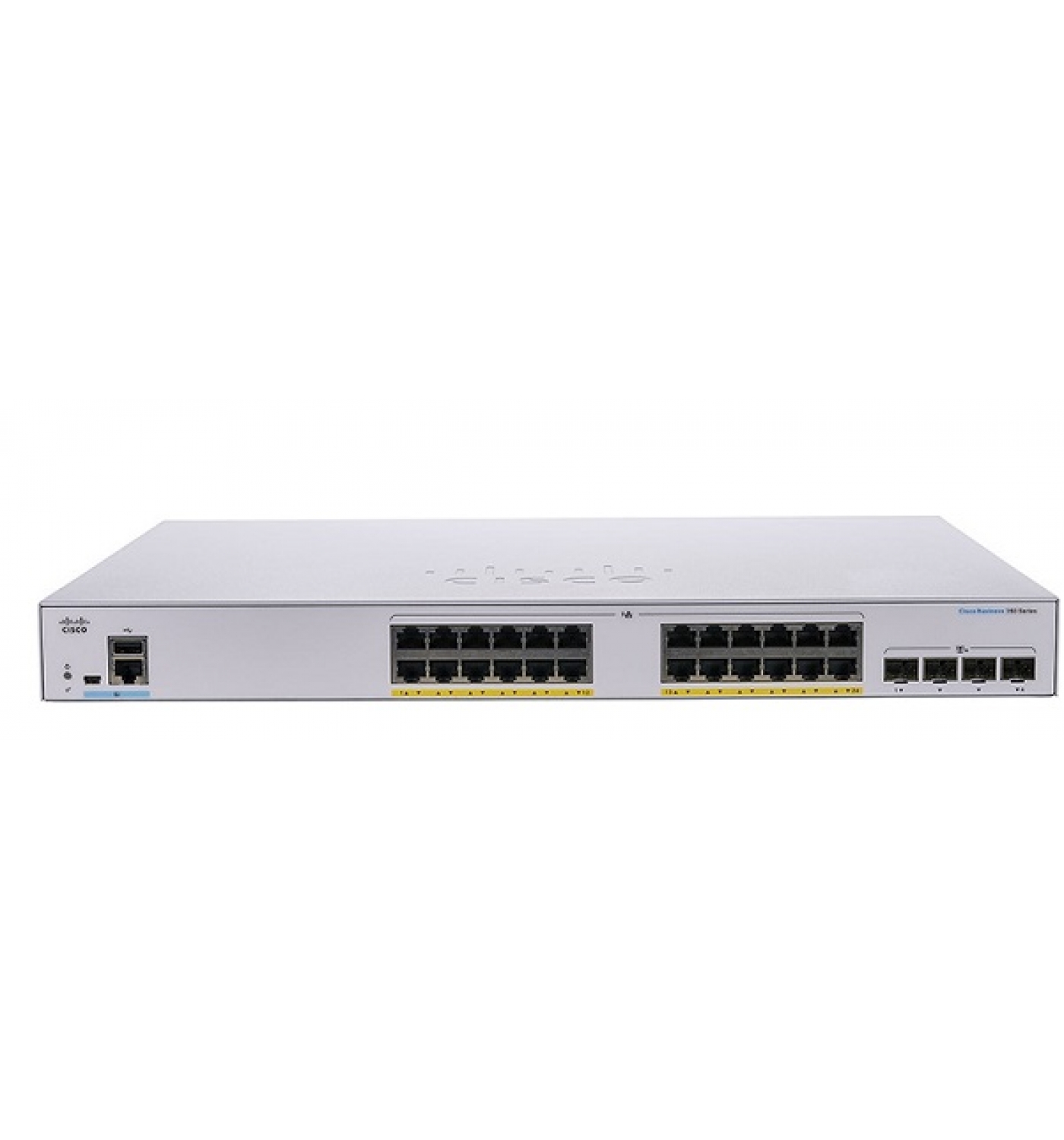 CBS350 Managed 24-port GE, PoE, 4x10G SFP+ - CBS350-24P-4X-EU  24-ports Gbps (24-Port PoE+ công suất tổn 195W); 4 x 10G SFP+.