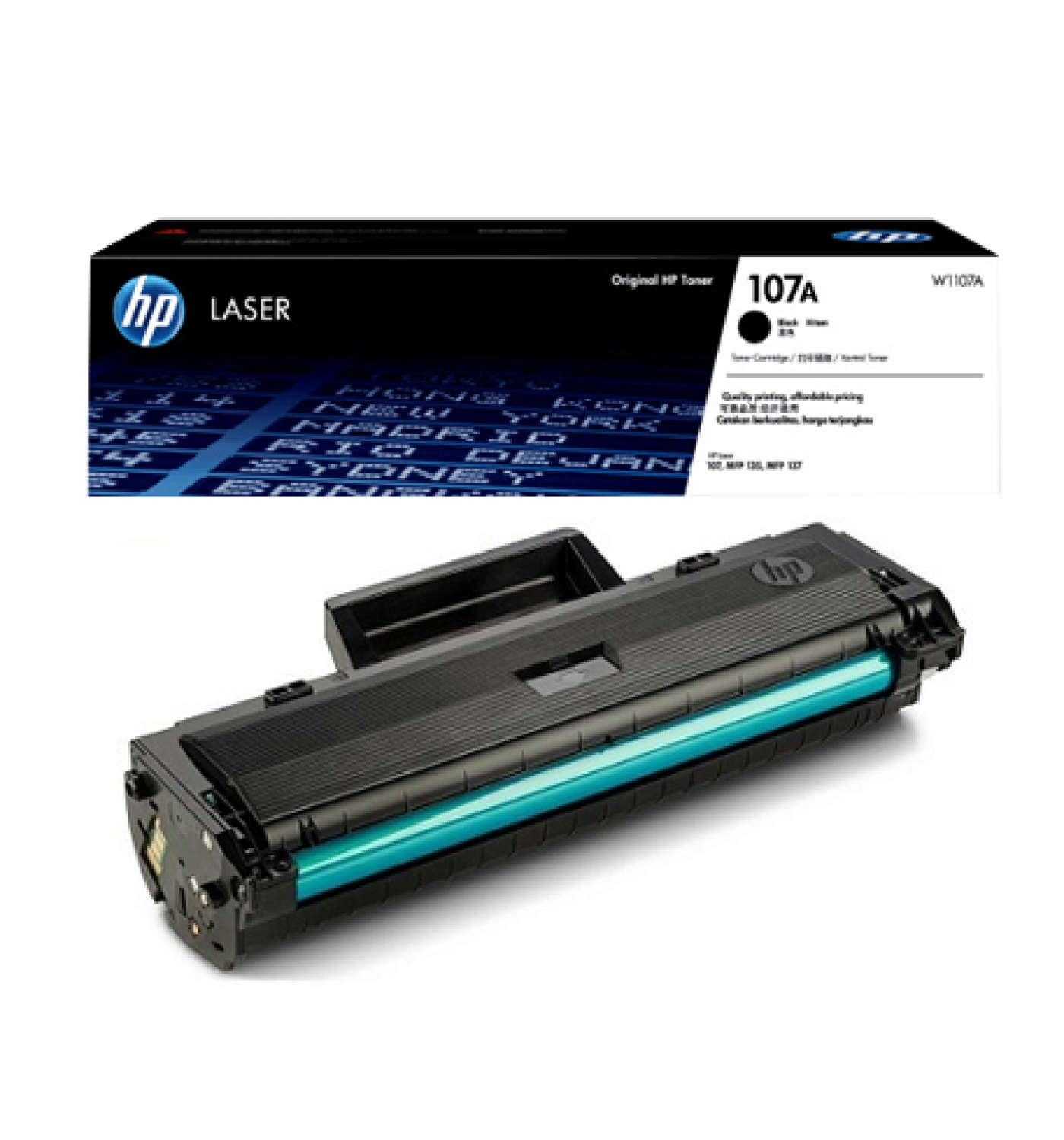 Mực in HP 107A Black Original Laser Toner Cartridge_W1107A