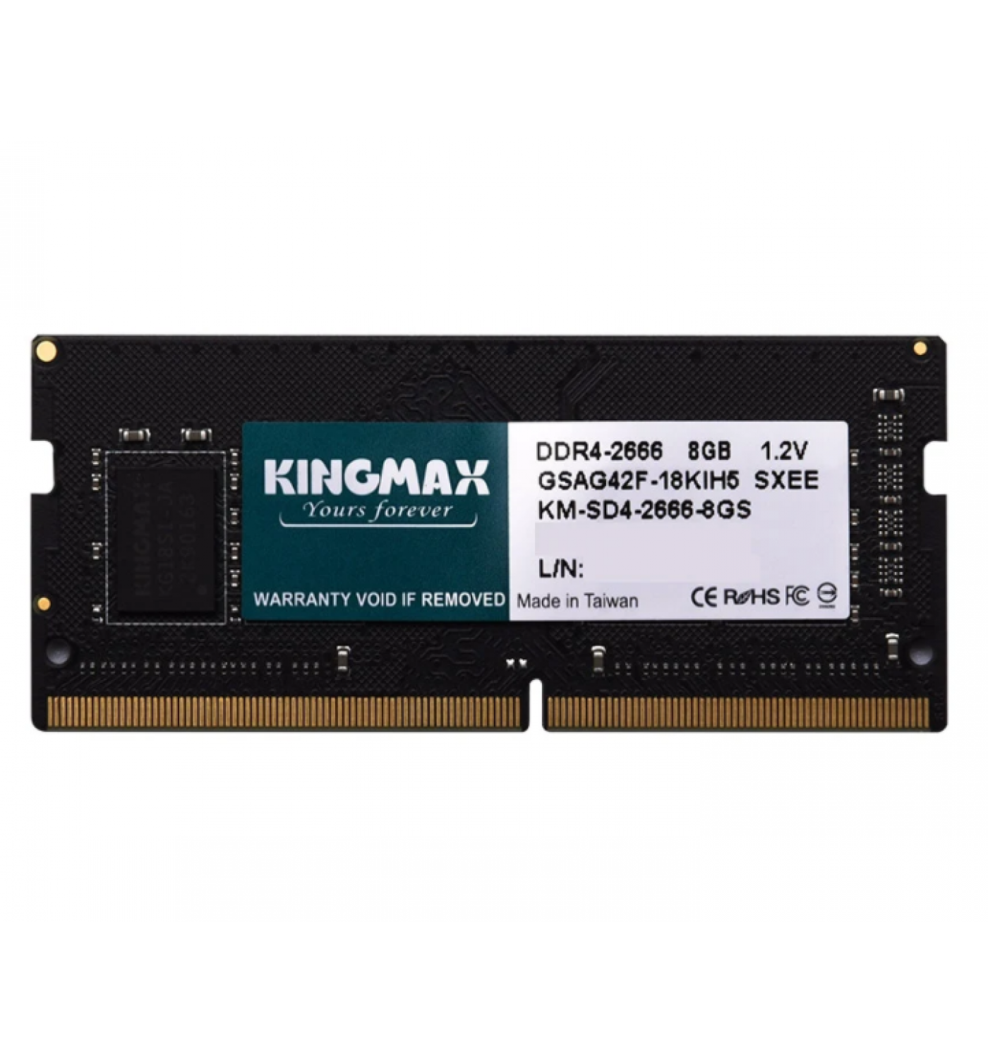 RAM laptop KINGMAX (1 x 8GB) DDR4 2666MHz