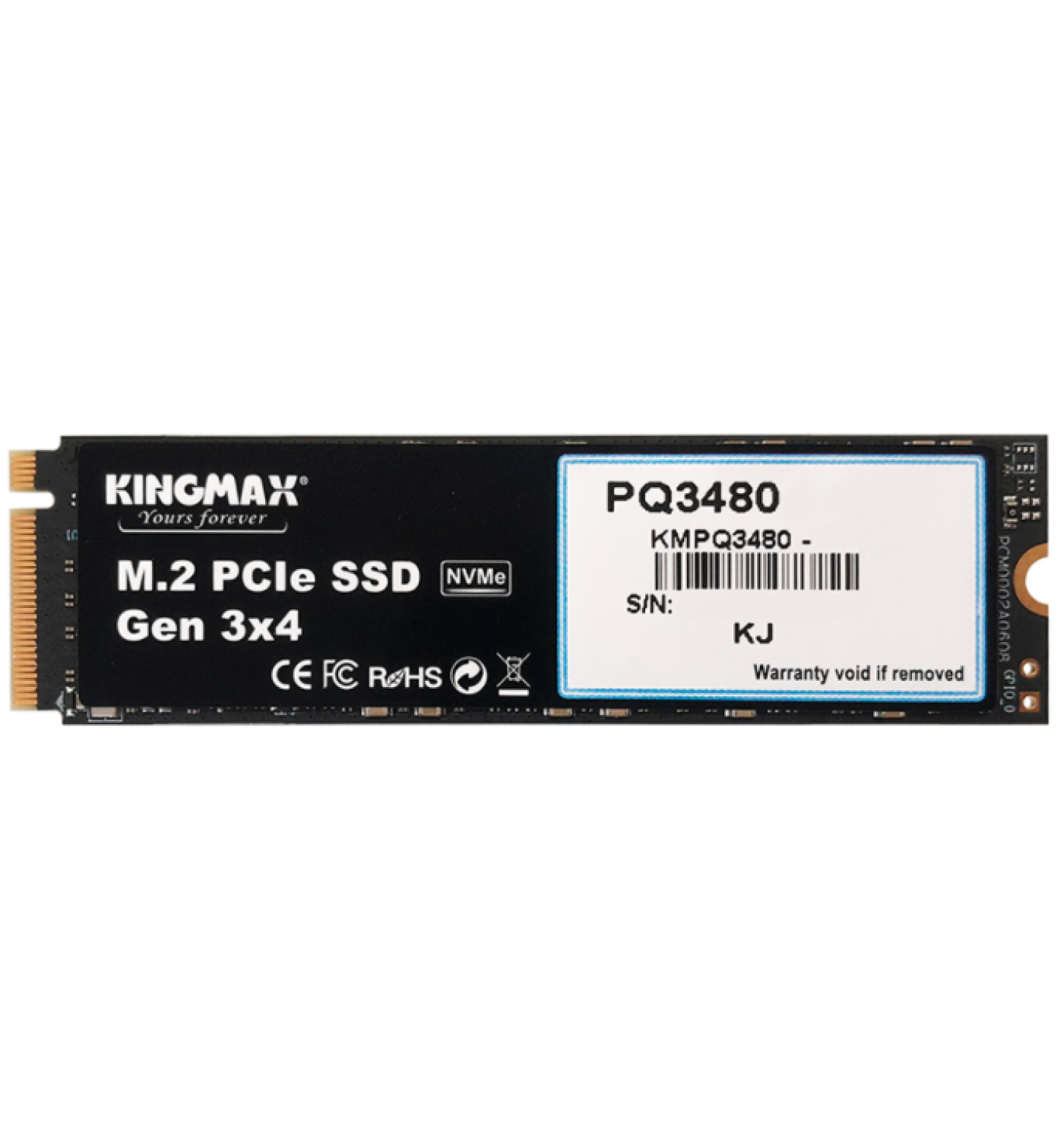 ổ cứng SSD Kingmax M.2 2280 PCIe 512GB PQ3480 (Zeus- Gen3x4)