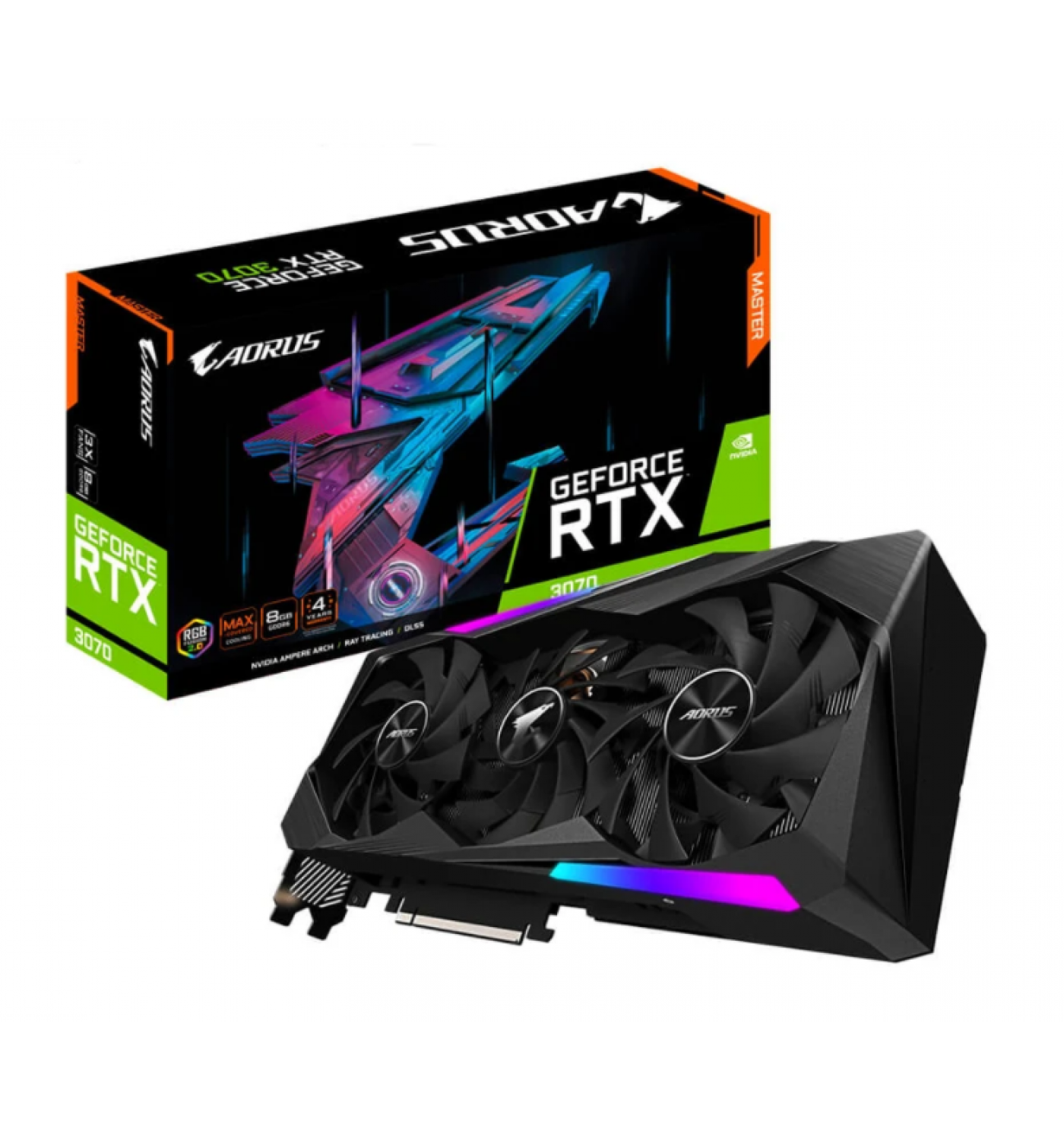 Card màn hình GIGABYTE GeForce RTX 3070 MASTER 8G 8GB GDDR6