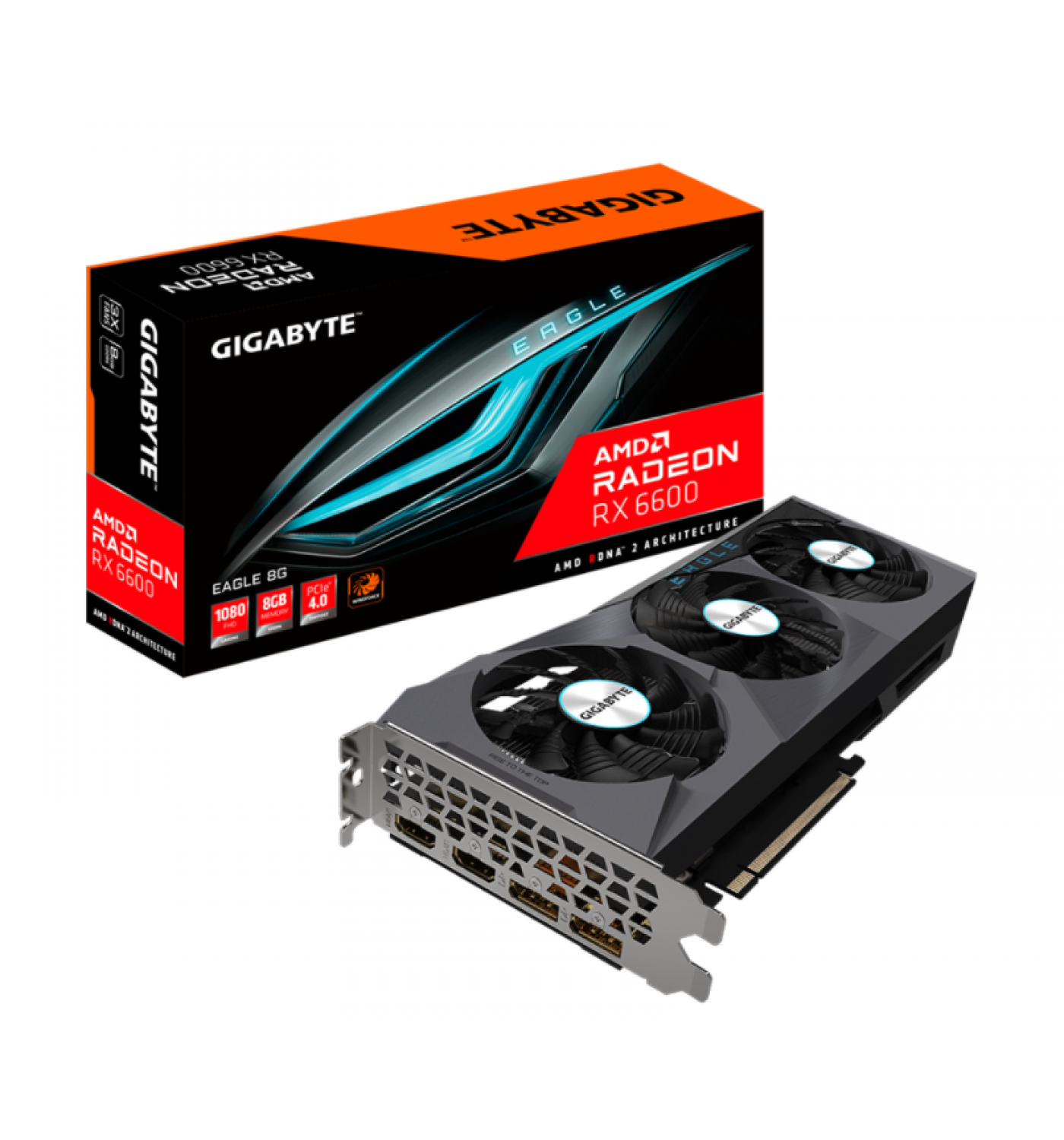 Card màn hình GIGABYTE Radeon RX 6600 EAGLE 8G 8GB GDDR6