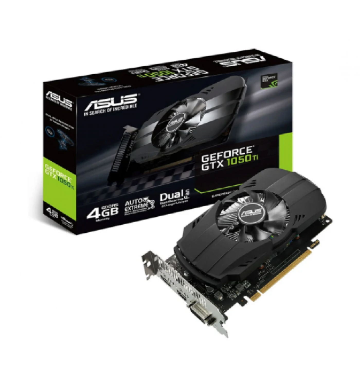 Card màn hình ASUS GeForce GTX 1050Ti 4GB GDDR5 Phoenix (PH-GTX1050TI-4G)