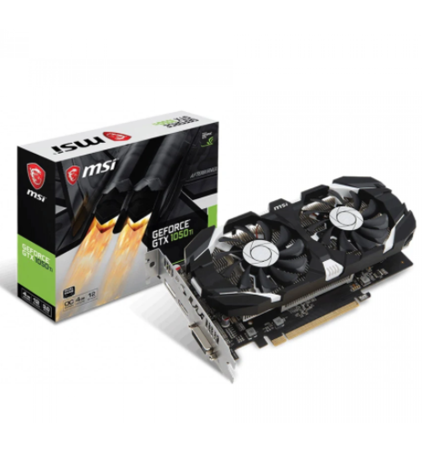 Card màn hình MSI GeForce GTX 1050Ti 4GB GDDR5 OCV1 (GTX-1050-Ti-4GT-OCV1)