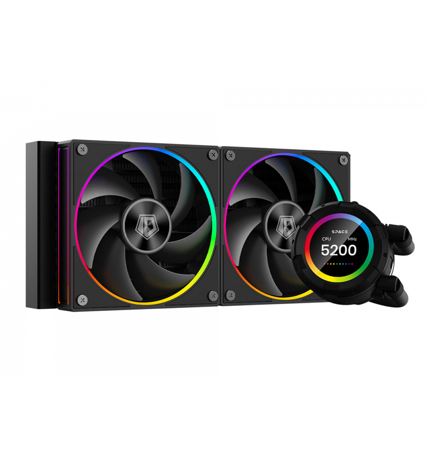 Bộ Tản Nhiệt Nước ID-COOLING SPACE SL240 ARGB (Đen)