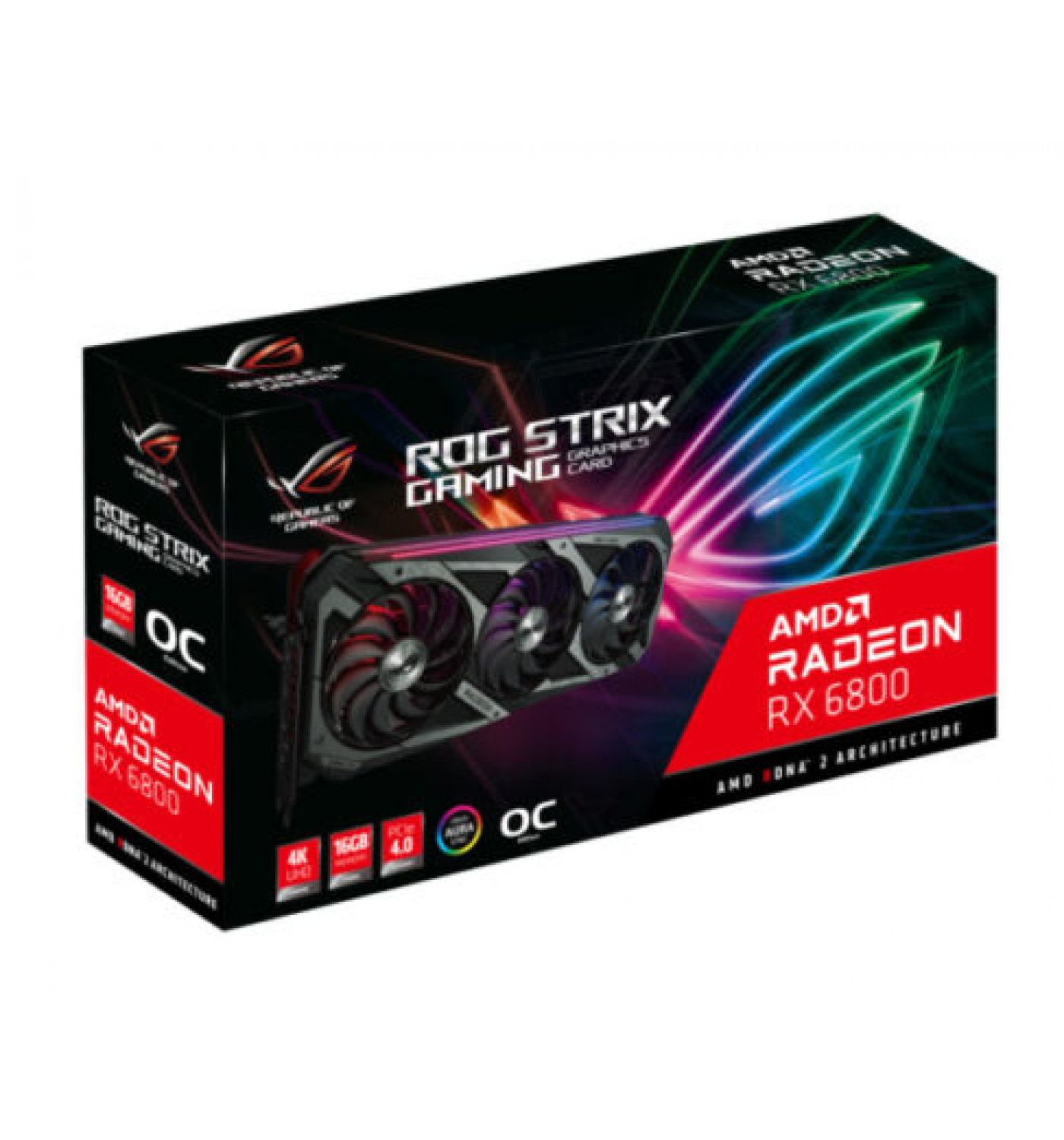 Card màn hình ASUS ROG STRIX Radeon RX 6800 16GB GDDR6 (ROG-STRIX-RX6800-O16G-GAMING)