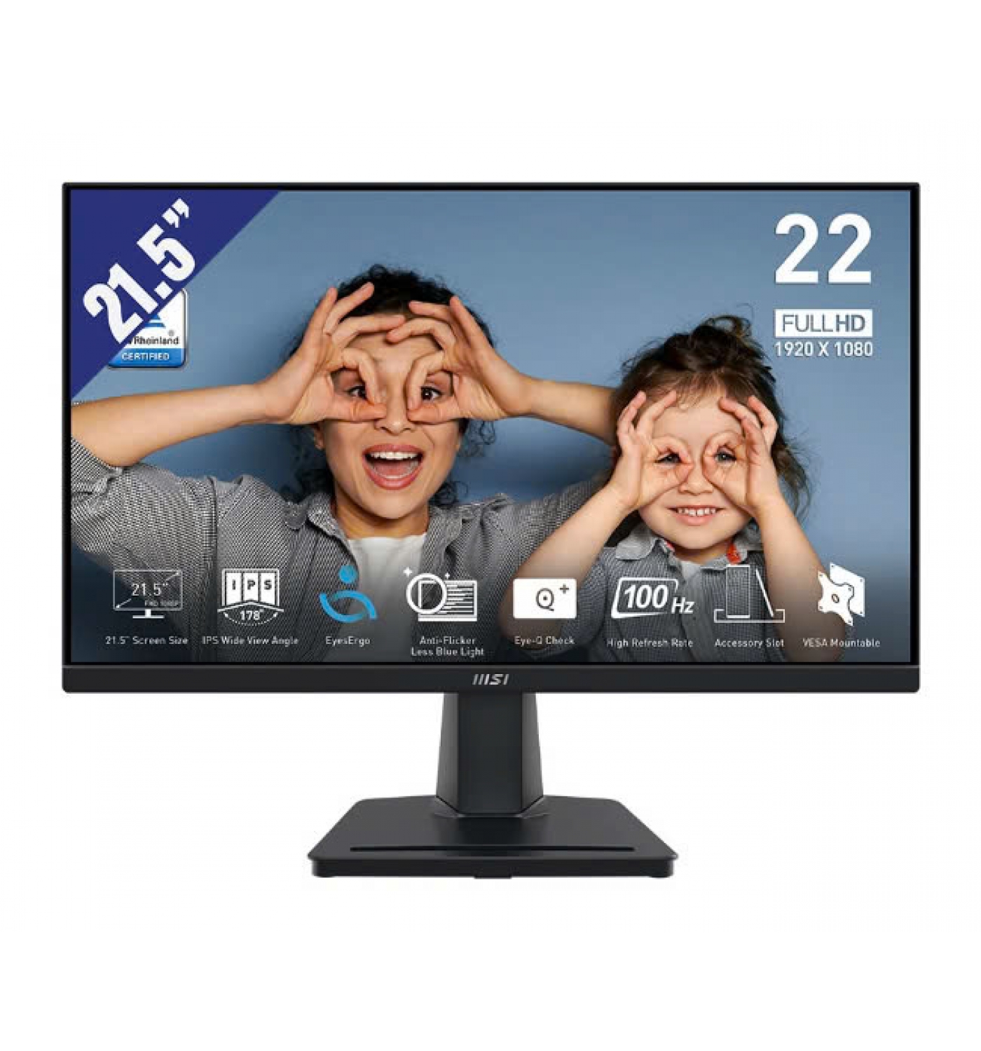 Màn hình LCD MSI PRO 21.5 MP225 (1920 x 1080/ IPS/ 100Hz/ 1ms (MPRT))