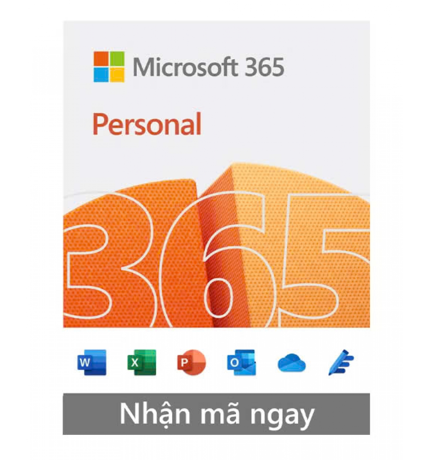 Phần mềm Microsoft 365 Personal - 12 tháng - Dành cho 1 người - 5 thiết bị/tài khoản - Word, Excel, PowerPoint - 1TB OneDrive (Key điện tử)