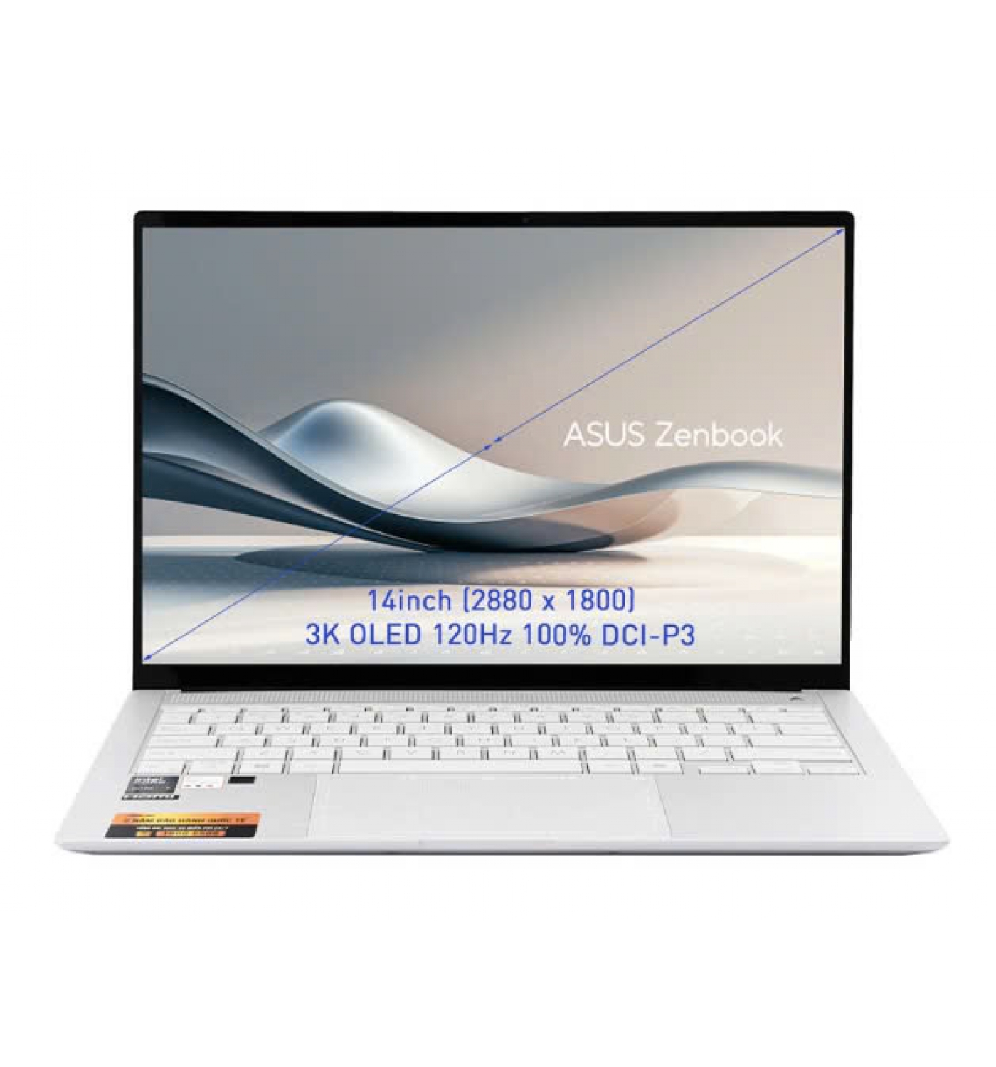Laptop ASUS Zenbook S 14 UX5406SA-PV140WS (Ultra 7-258V/ RAM 32GB/ Onboard graphics/ 1TB SSD/ Windows 11)