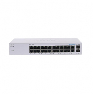 Thiết bị mạng Cisco CBS110 Unmanaged 24-port GE, 2x1G SFP Shared (SFCILCOB21-201) _ CBS110-24T-EU