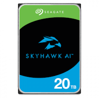 Ổ CỨNG HDD SEAGATE SKYHAWK AI 20TB 3.5 INCH, 7200RPM, SATA3, 256MB CACHE (ST20000VE002)