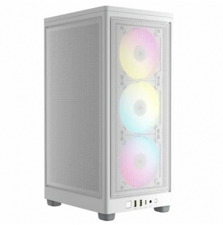 Vỏ máy tính/ Case Corsair iCUE 2000D RGB AIRFLOW - ITX Tower - White (CC-9011247-WW)
