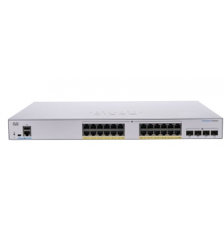 CBS350 Managed 24-port GE, PoE, 4x10G SFP+ - CBS350-24P-4X-EU  24-ports Gbps (24-Port PoE+ công suất tổn 195W); 4 x 10G SFP+.