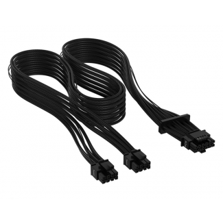 Dây cáp nguồn Corsair Premium Individually Sleeved 12+4pin PCIe Gen 5 12VHPWR 600W cable, Type 4, Black