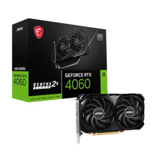 Card màn hình MSI GeForce RTX 4060 VENTUS 2X BLACK 8G OC 8GB GDDR6 (912-V516-012)
