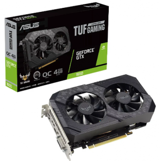 Card màn hình ASUS TUF Gaming GeForce GTX 1650 OC Edition 4GB 4GB GDDR6 TUF-GTX1650-O4GD6-P-V2-GAMING
