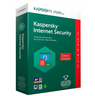 Phần mềm diệt Virus Kaspersky Internet Security 1 máy tính