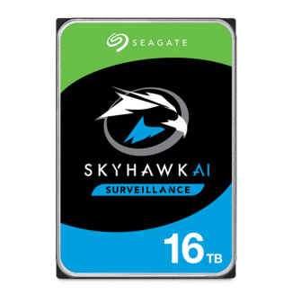 Ổ CỨNG HDD SEAGATE SKYHAWK AI 16TB 3.5 INCH, 7200RPM, SATA, 256MB CACHE (ST16000VE002)