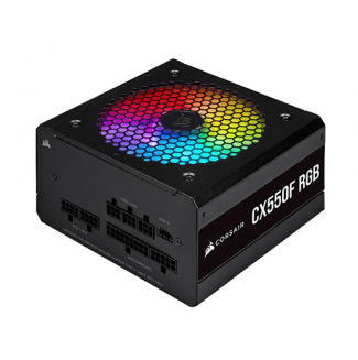 Nguồn máy tính CORSAIR CX550F RGB Black 80 Plus Bronze - 550W - 80 Plus Bronze - Full Modular (CP-9020216-NA)