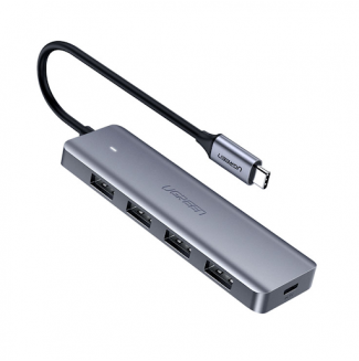 Bộ chuyển đổi USB Type-C sang 3 cổng USB 3.0 và Giga Lan Ugreen (60718)