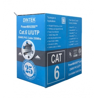 Cáp mạng Dintek CAT.6 UTP (1101-04032, 305 mét/thùng)