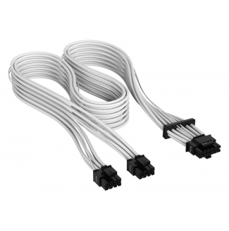Dây cáp nguồn Corsair Premium Individually Sleeved 12+4pin PCIe Gen 5 12VHPWR 600W cable, Type 4, White